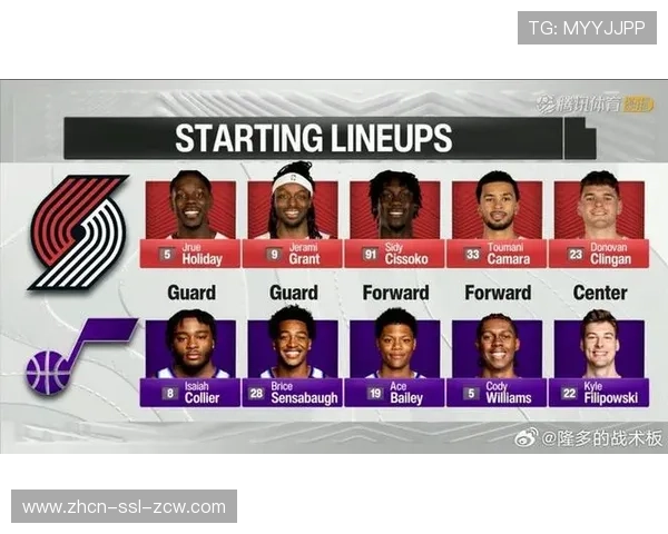 爵士vs开拓者轮休风险：马尔卡宁小贾伦·杰克逊可能休息